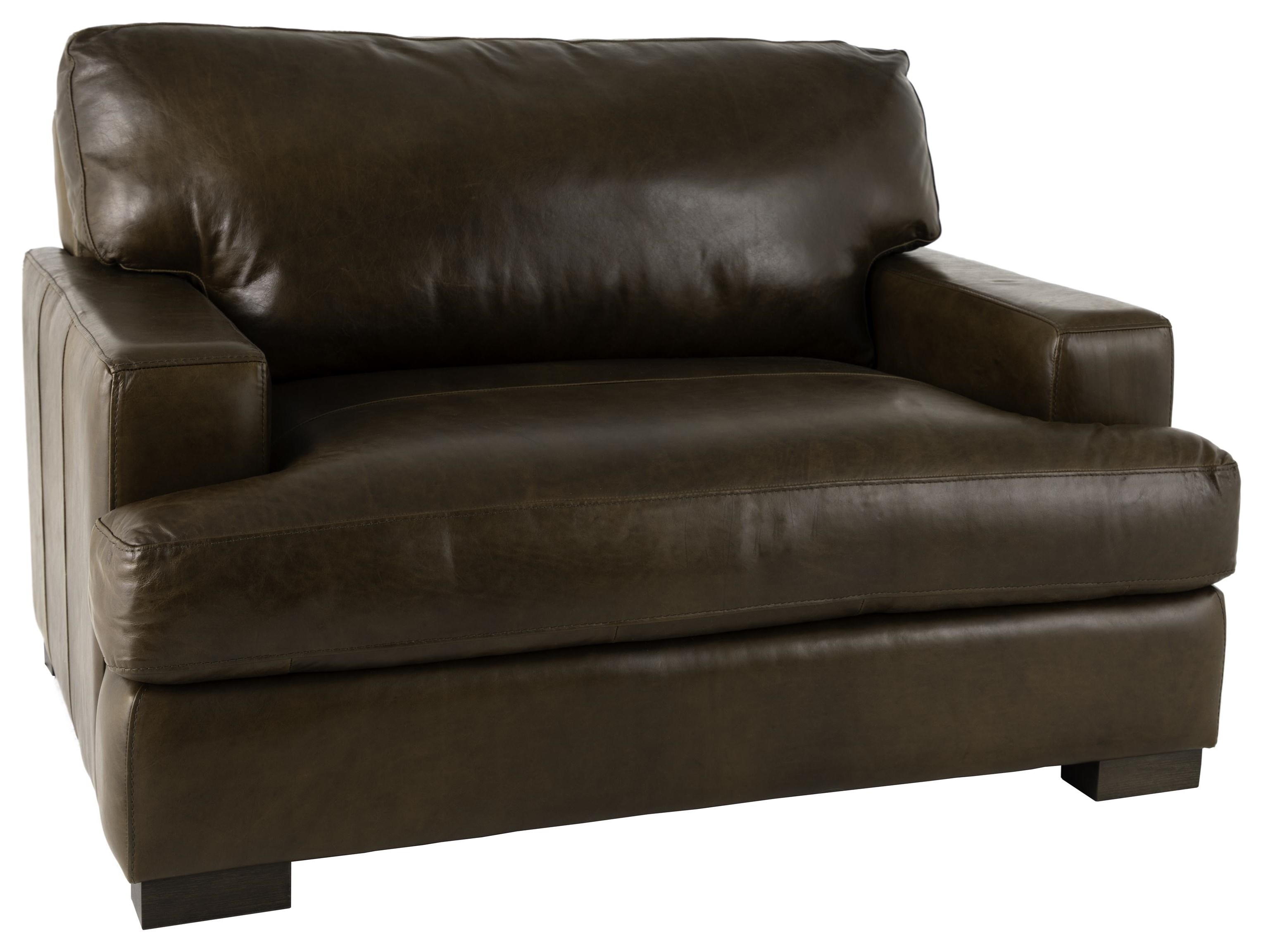 Soft online leather chair